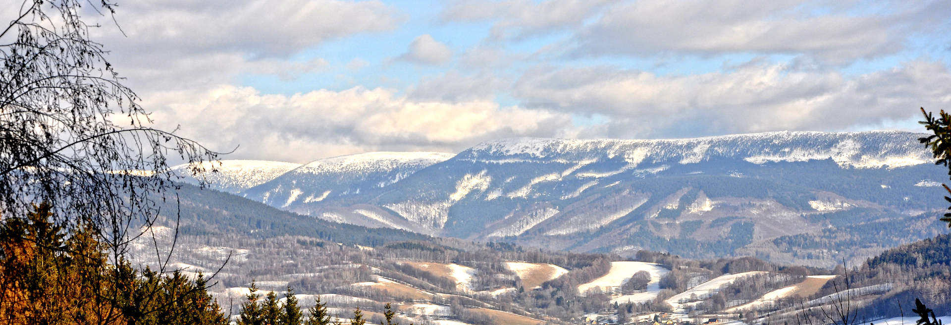 Jeseniky mountains in winter