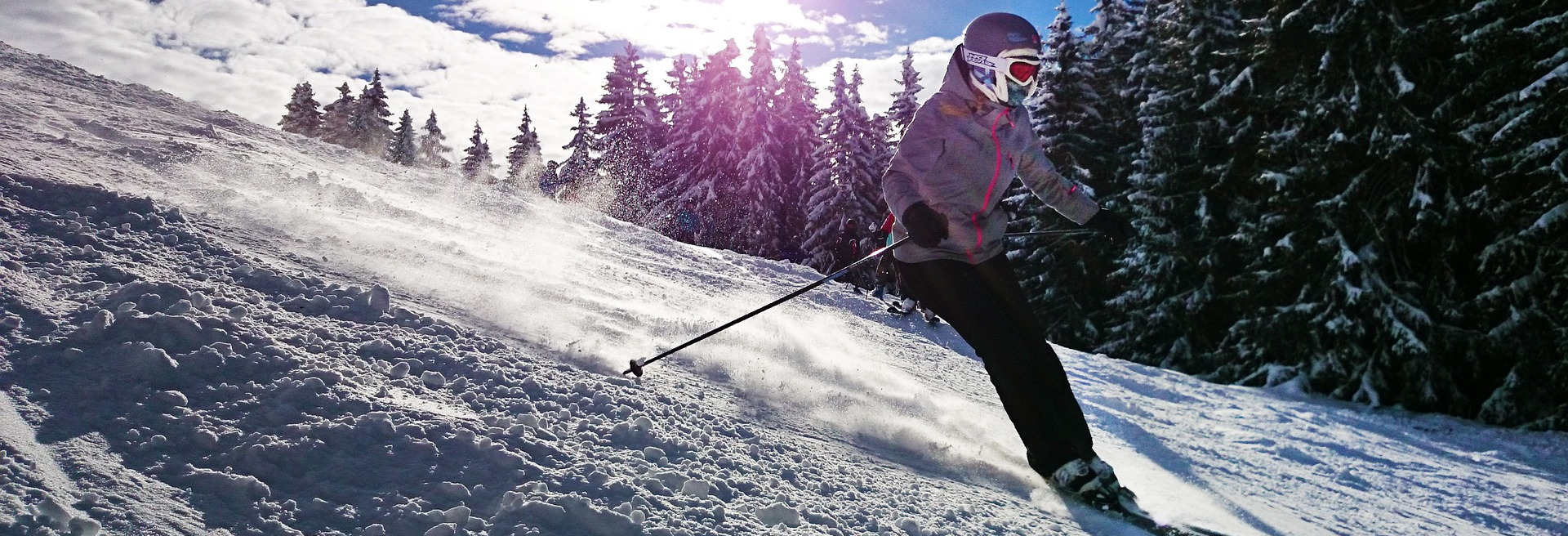 Skiing in Jeseniky mountains